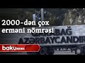 "Qarabağ Azərbaycandır!" yazısı fonunda əks olunan 2000-dən çox erməni nömrəsi