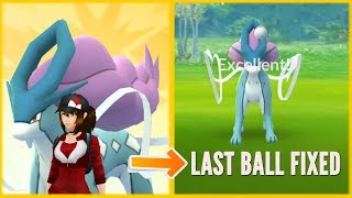 CATCHING SUICUNE WITH LAST BALL IN POKÉMON GO! *NEW LEGENDARY*