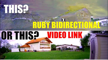 Ruby fpv with OpenIPC Thinker - Adaptive Bidirectional Link demonstration
