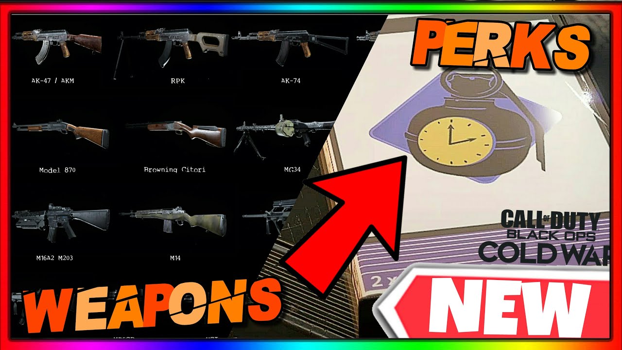 ALL WEAPONS, ATTACHMENTS, PERKS, OPERATORS & WILDCARDS IN COD BO COLD WAR. (WARZONE WEDNESDAY) #16