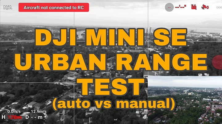 DJI MINI SE URBAN RANGE TEST | Automatic transmission vs Manual transmission | Which is best?