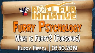 TFF 2019: What is Furry? (Fursonas) | Furry Psychology