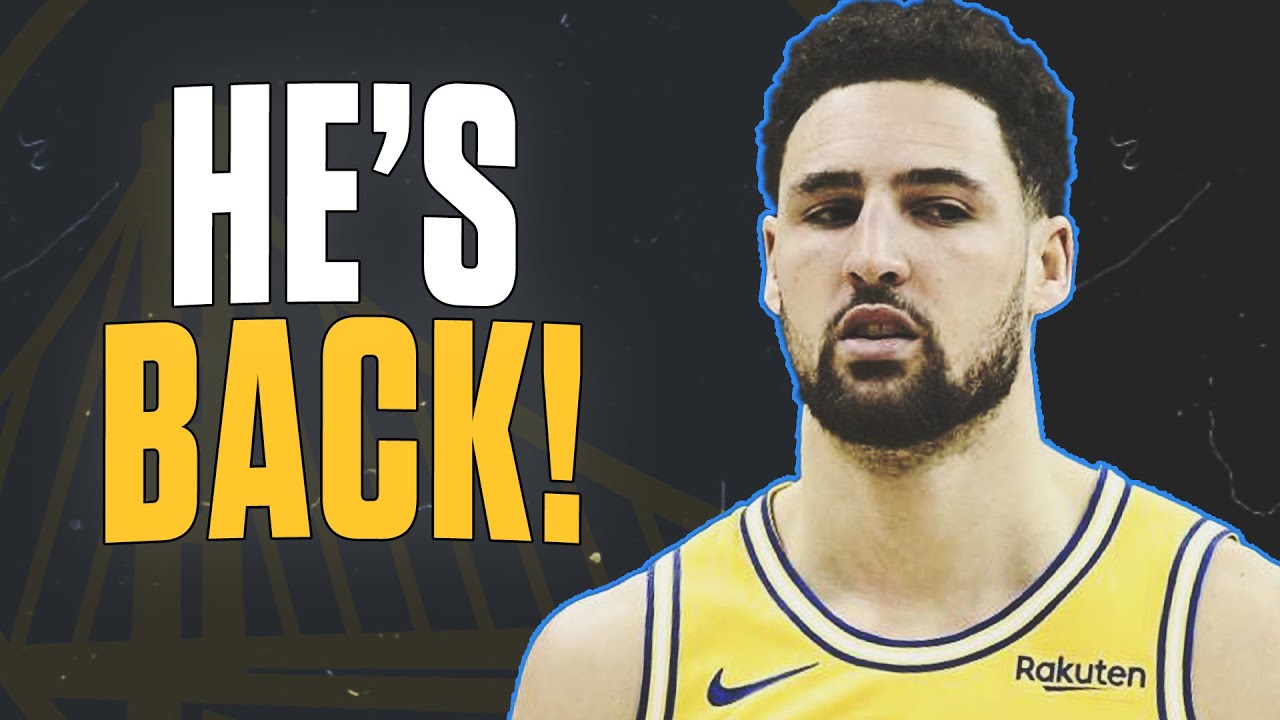 He's Back!!! - Klay Thompson's Warriors Return Intro 🔥 