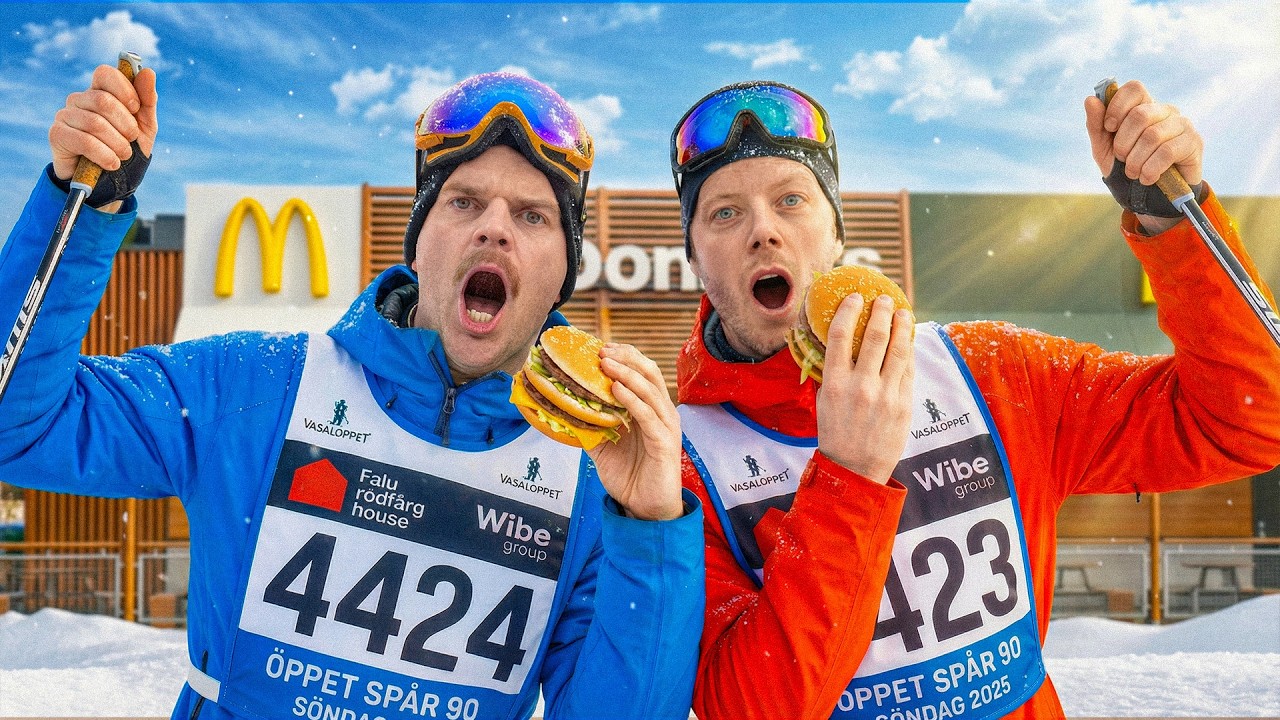 10,000 KALORIER PÅ LÄNGDSKIDOR.