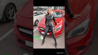 Trendy & glossy leather & latex leggings pants outfit ideas review latex dress #shorts #new #viral