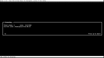ncdu: disk usage for the terminal