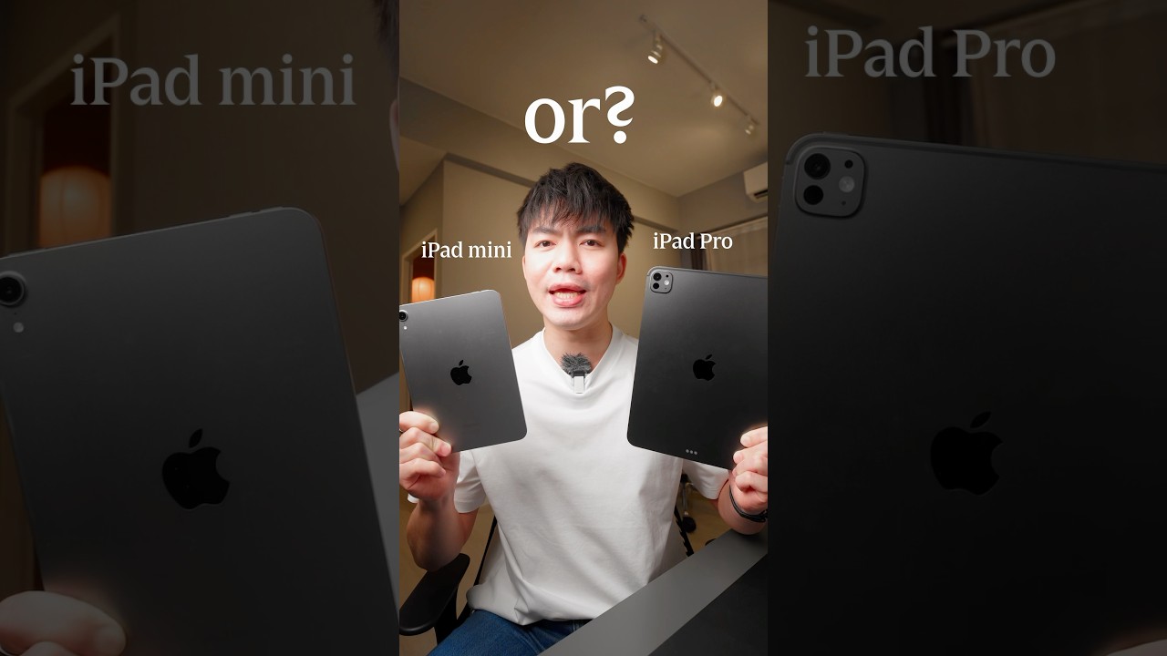 iPad Pro vs iPad mini เลือกอะไรดี?🤔