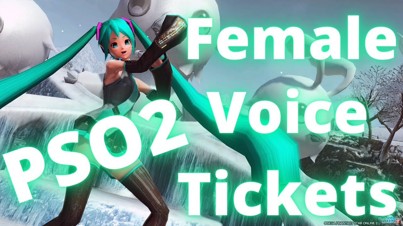 PSO2 Women’s Dolce Voice English Version