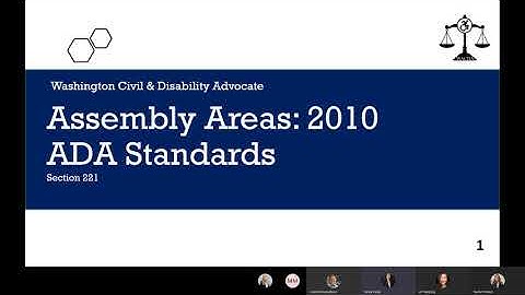 Assembly Areas: 2010 ADA Standards