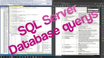 How querying a database looks like | Cómo se ve consultar base de datos - SQL Server