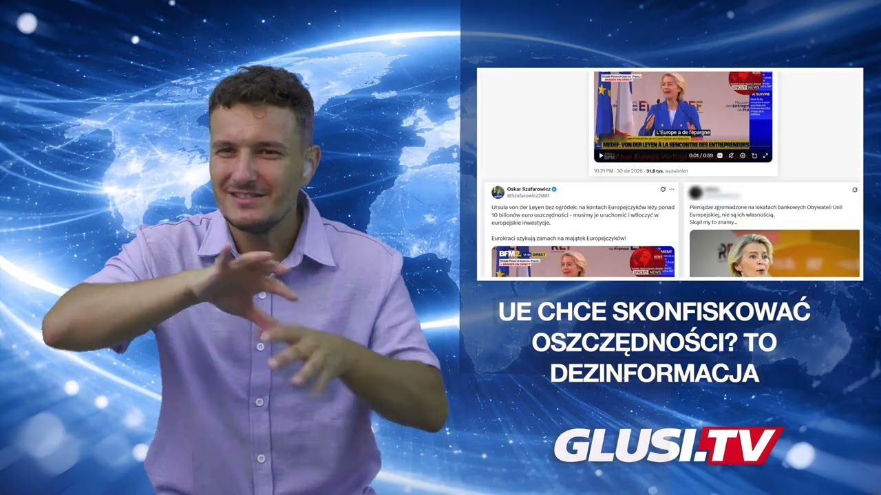 UE chce skonfiskować oszczędności? To dezinformacja