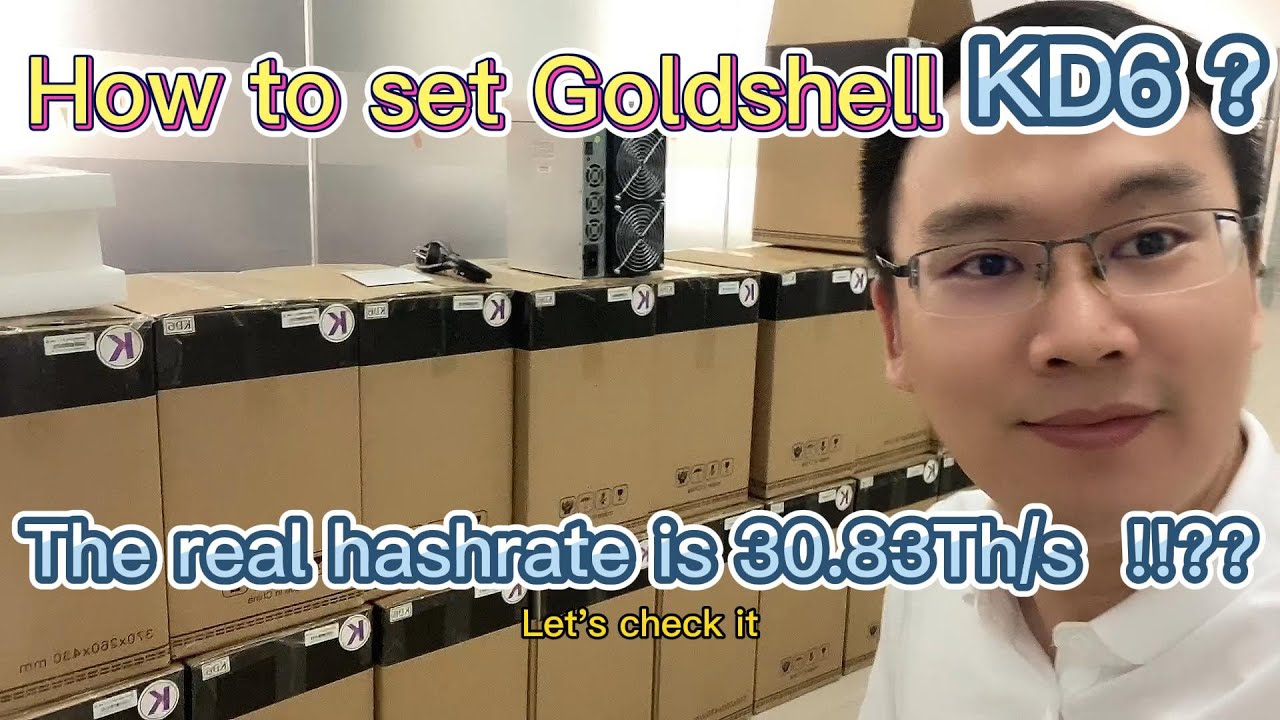 The Goldshell KD6 can reach 30.83Th/s? Let's check it. 