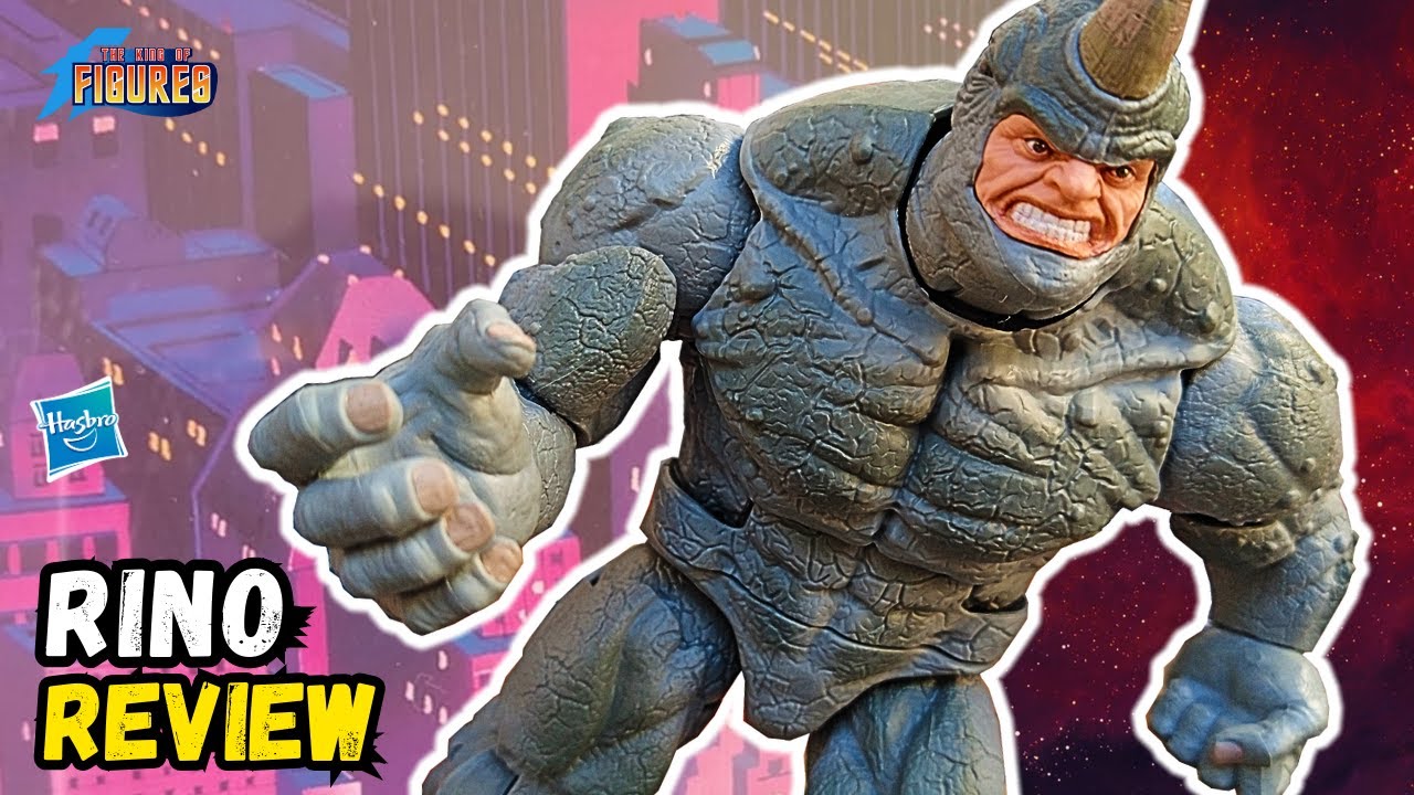 Review RINO (Rhino) Marvel Legends Spider Man Retrô Vintage Hasbro