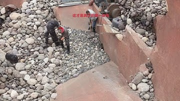 # Daily Work of Crew# Ship Transportation @ Xiao Chen Ships-Ship Unloading and Decompression Video