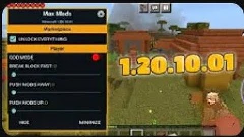 MINECRAFT MOD MENU v1.20.10.01 #minecraft #youtube