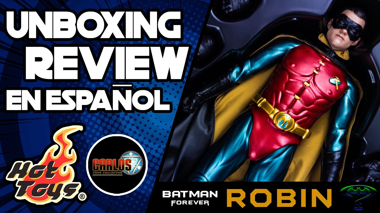 Hot Toys Batman Forever Robin Unboxing & Review En Español - YouTube