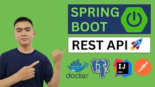 Spring Boot Tutorial [2024] | Building REST API with PostgreSQL running on Docker | [FULL COURSE]