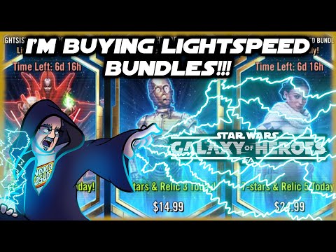 Watch Me Struggle to Buy ALL(?) the Lightspeed Bundles in Star Wars Galaxy of Heroes!