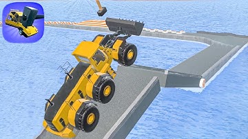 Crash Master 3D - Gameplay All Levels Android-iOS Truck -Dumper Truck  Realistic Crashes and Stunts