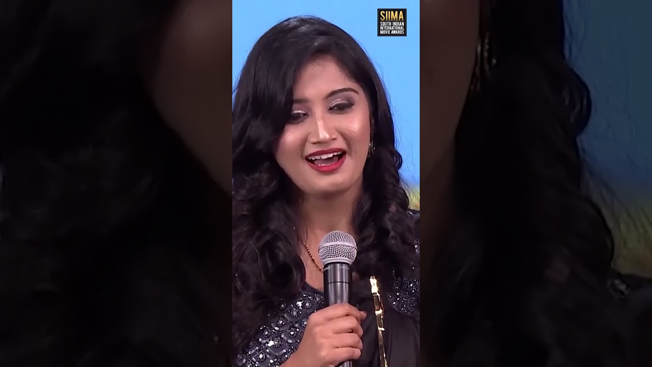 Apeksha Purohit blushing at Pawan Wadeyar 😚 cute moments at SIIMA Awards | 