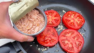 Do you have tomatoes and canned tuna at home? 😋 Simple, quick and very tasty recipes