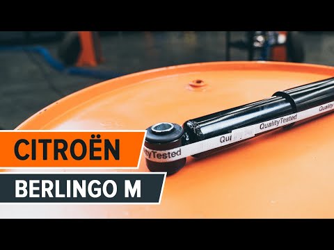 Cómo cambiar los amortiguadores parte trasera en CITROËN BERLINGO M [VÍDEO TUTORIAL DE AUTODOC]
