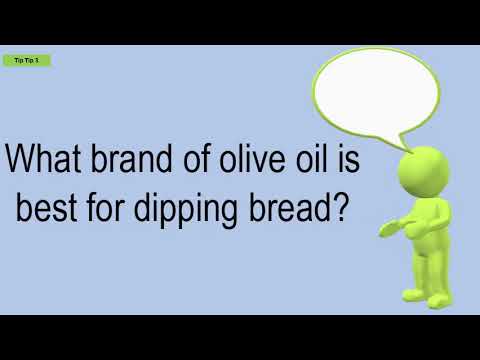 Video: Quale olio d'oliva è il migliore per intingere il pane?