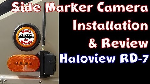 💪 Hign End Haloview RD-7 Wireless Side Marker & Back Up Camera Installation & Review