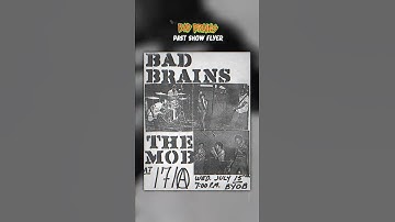 Thumbnail of ⚡️Bad Brains Flyer - On this day! ⚡️
