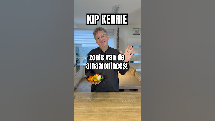 Kip Kerrie zoals van de afhaalchinees!! #kipkerrie #afhaalchinees #koken #jopvanderbijl #tutorial