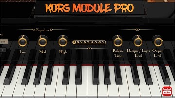 Korg Module PRO!! Ivory Synthology Piano Sound Demo!!! No Talking Episode 1