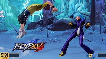 KOF XV | Yashiro & Chris & Kyo 💥 Chris & Kula & Ash | CPU vs CPU AI vs AI