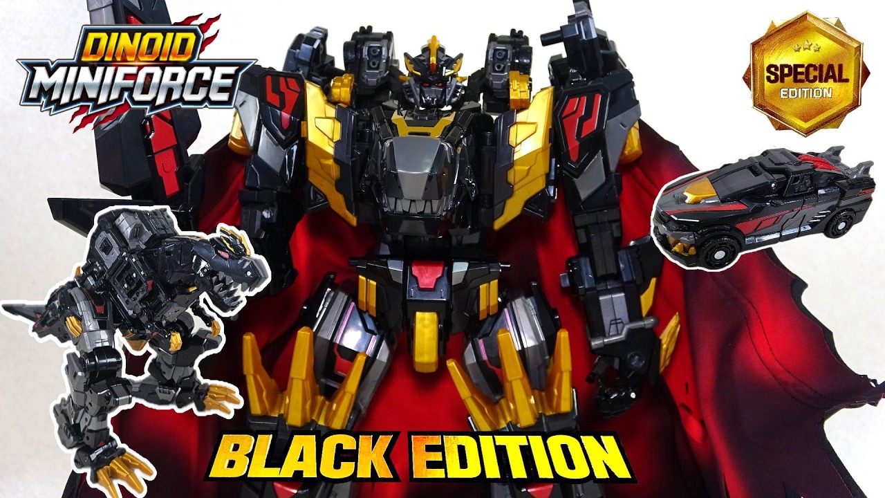 Tyrannosaurus Rex transforms into a robot: Rex Kaiser Mini Force