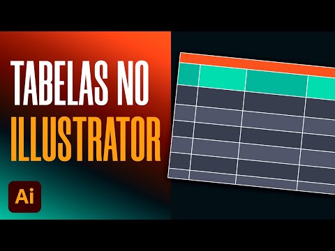 Como CRIAR TABELAS no Illustrator | Tutorial fácil