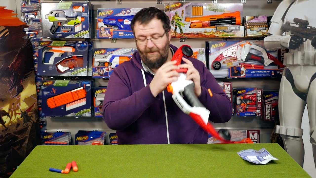 Lightning Bow - Gamme N-Strike Elite Mega - Pistolet Nerf