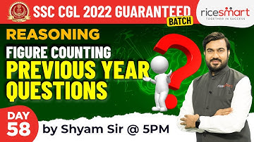 Figure Counting - Previous Year Questions | Reasoning by Shyam Asare | SSC Exams 2022