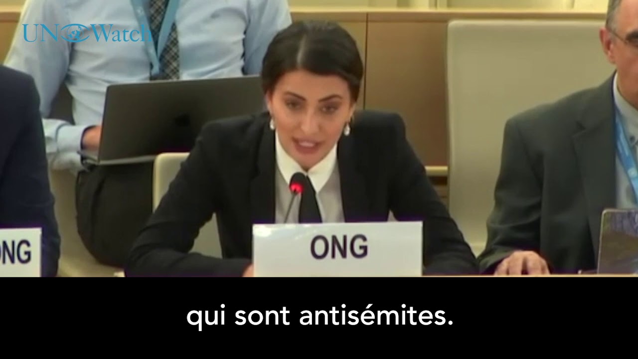Miss Irak Sarah Idan prend la parole au Conseil des Droits l’Homme geneva weather