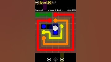 Flow Free Regular Pack 7X7 walkthrough level 20