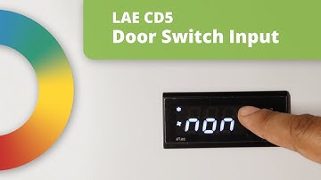 Setting Door Switch Inputs on LAE CD5 Digital Controller