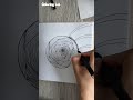 satisfying 3D optical illusion art tutorial 🎨✨ #shorts #art