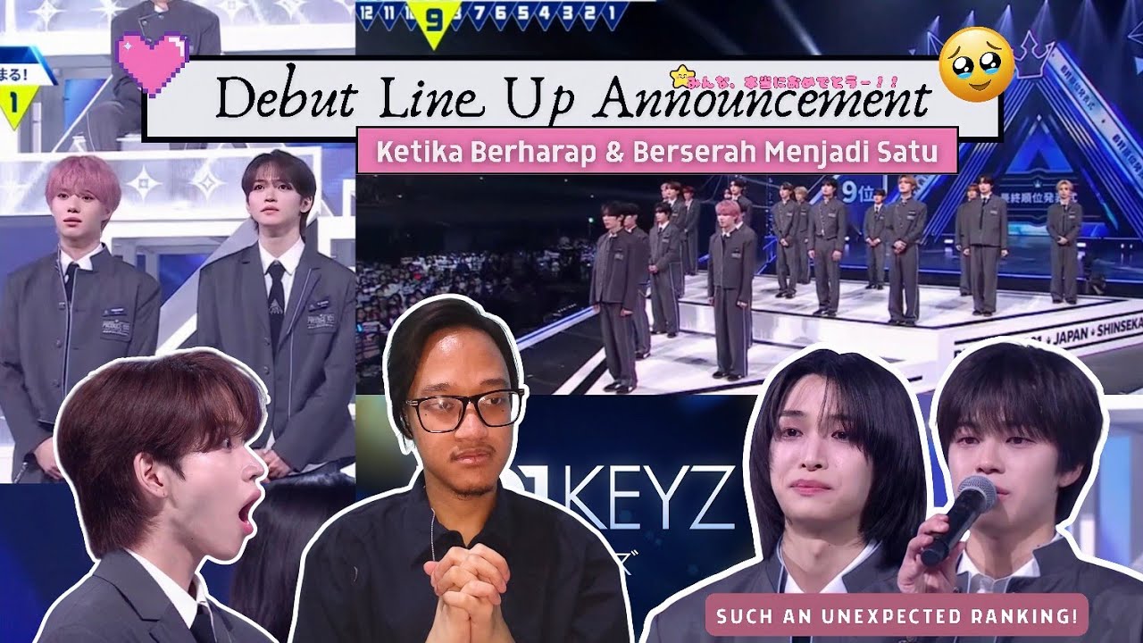 Honest Reaction] コイキーズ（KO1KEYZ）Debut Line Up Announcement