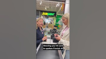 Showing your ID in spoken Finnish 😂🇫🇮 #finnishlanguage #finnishteacher