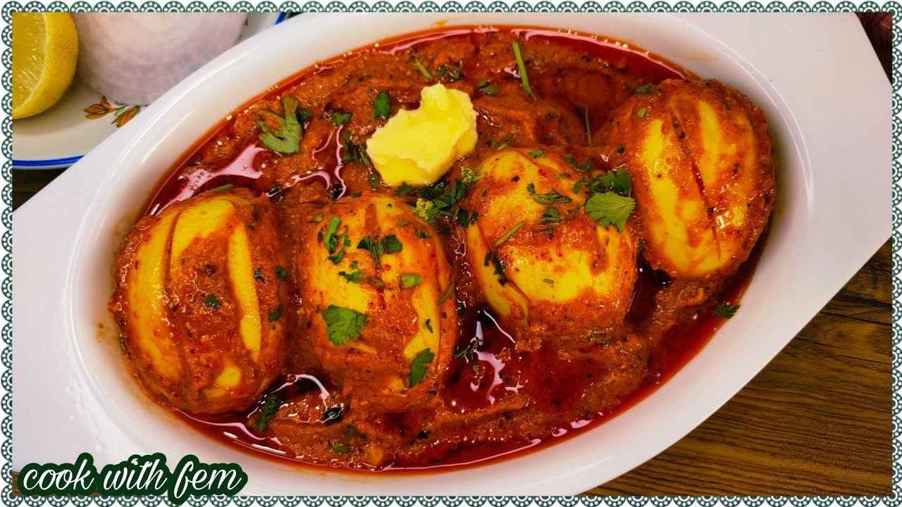 Egg Butter Masala मखनी अंडा मसाला Restaurant Style Egg Butter