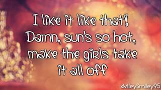 Hot Chelle Rae Ft New Boyz - I Like It Like That With Lyrics