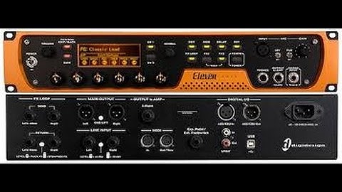 Demo —  Digidesign Eleven Rack  — recorded in Pro Tools