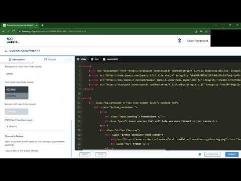 Foundations Page | Bootstrap | CODING ASSIGNMENT 1 | NxtWave | ccbp 4.o