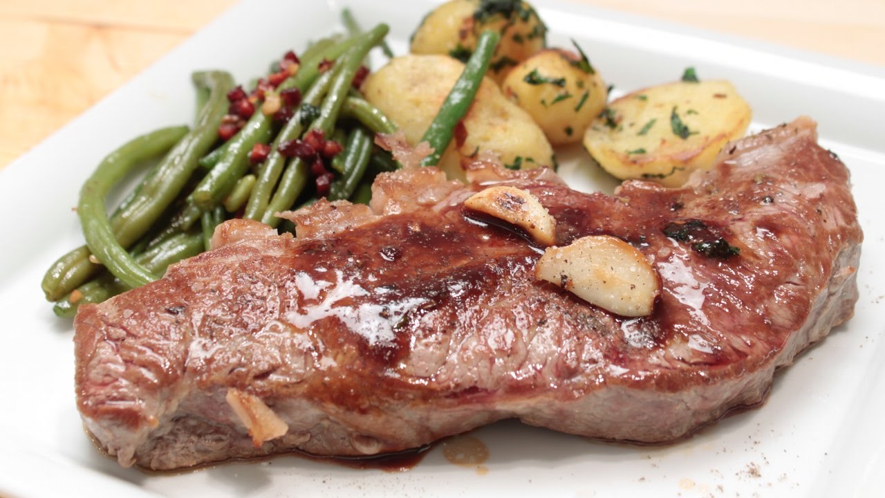 Schick Essen Lärm rumpsteak braten mit ofen Stevenson Vorbei kommen Matze