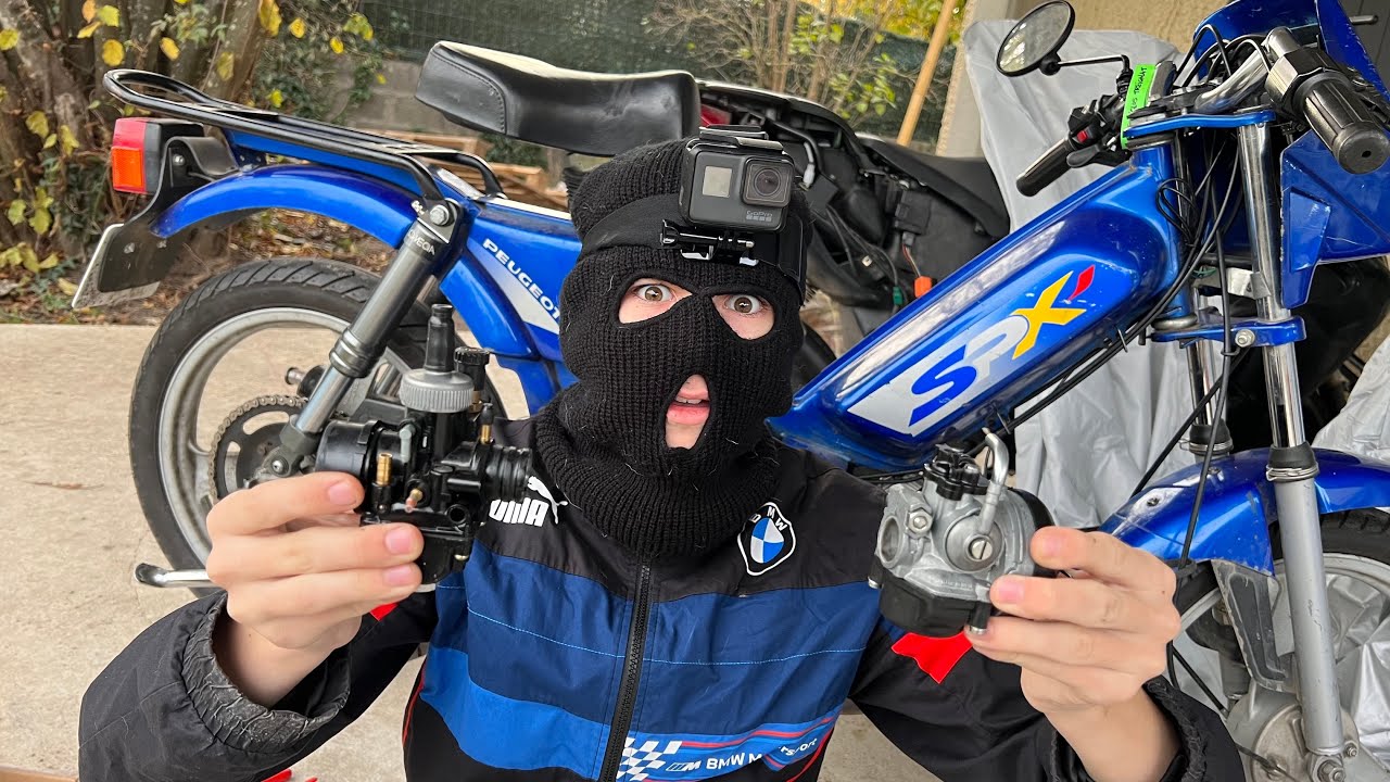 Montage Carburateur PHBG 19 BD sur Peugeot 103 SPX