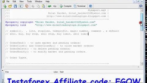 The Basics of Writing An Expert Advisor in MQL4 - Code Tuts 2018 #18