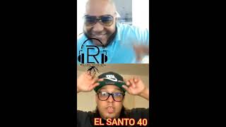 EL SANTO 40 CON SHELOW SHAQ ...ENTREVISTA HISTORICA CON ELVIS RAICES....🔥🔥🔥🔥